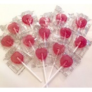 Heart Shaped Lollipops X 50